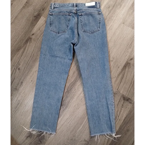 Re/Done Mid 70s High Rise Rigid Stovepipe Jeans - Picture 10 of 13